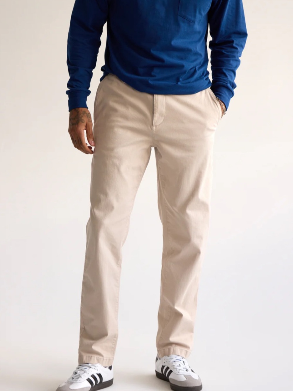 Chubbies The Khakinators Stretch Twill Chino Pants Khaki Size M Elastic Waist